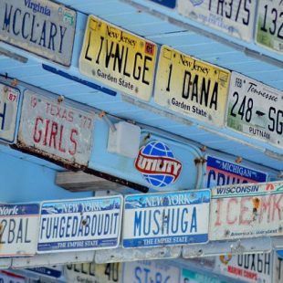 Photographie de plaques d'immatriculation