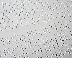 Texte en braille
