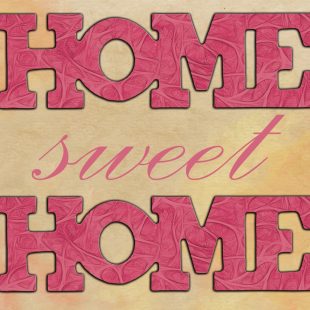 pancarte Home sweet home