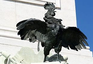 coq du monument aux Girondins Bordeaux