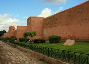 les remparts ocres de Marrakech