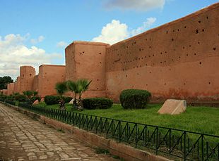 les remparts ocres de Marrakech