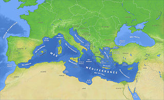 carte de la Mediterranée