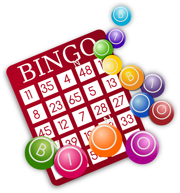 pictogramme représentant une carte de Bingo et des jetons