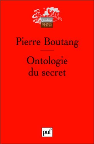 couverture du livre Ontologie du secret