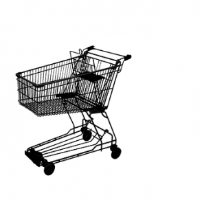 dessin de caddie de supermarché