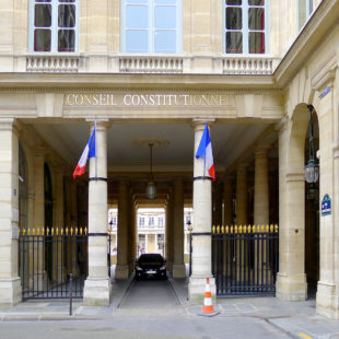 Conseil constitutionnel rue de Montpensier à Paris