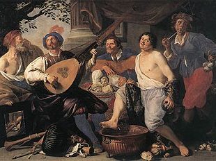 Theodoor Rombouts Allégorie des 5 sens