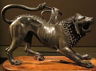 Chimère étrusque en bronze d'Arezzo
