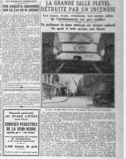 article à la une du Petit parisien