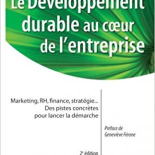 couverture du livre Le développement durable au coeur de l'entreprise