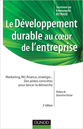 couverture du livre Le développement durable au coeur de l'entreprise