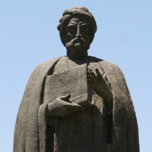 Photographie de la statue d'Ibn Khaldoun (Tunis)
