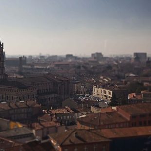 Photographie des toits roses de Toulouse