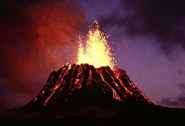 éruption du Kilauea, Hawaii.