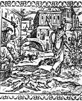 vignette représentant un roi des rats (1576)