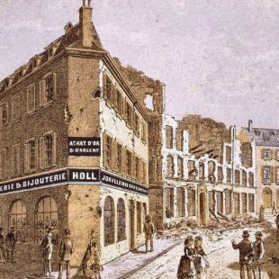 Auguste Munch, rue du Dôme, 1870