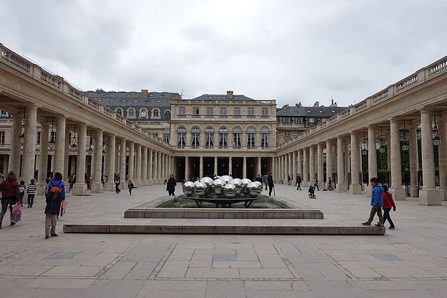 Vue générale du Palis royal (Paris)