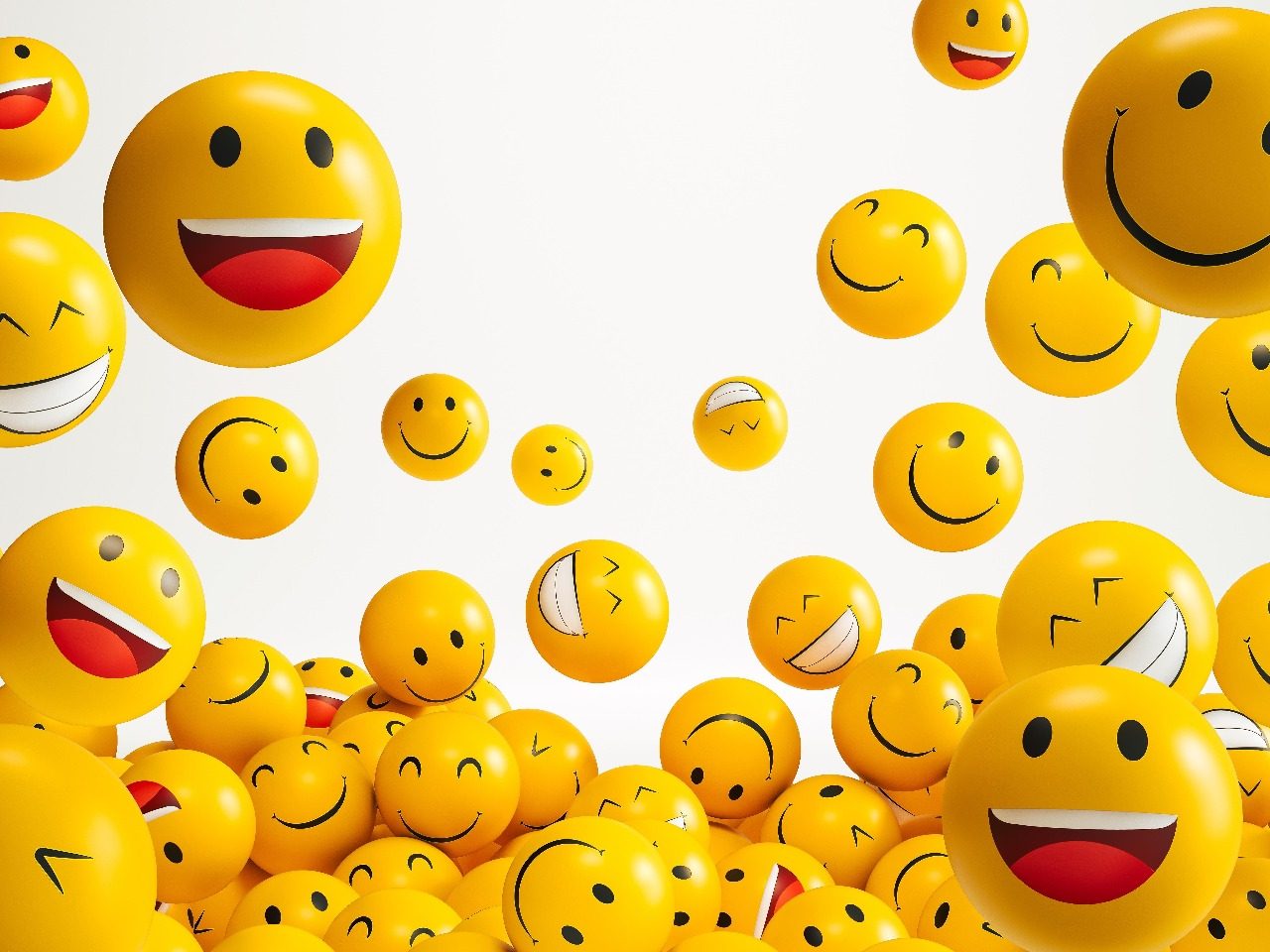 Emoticones au large sourire