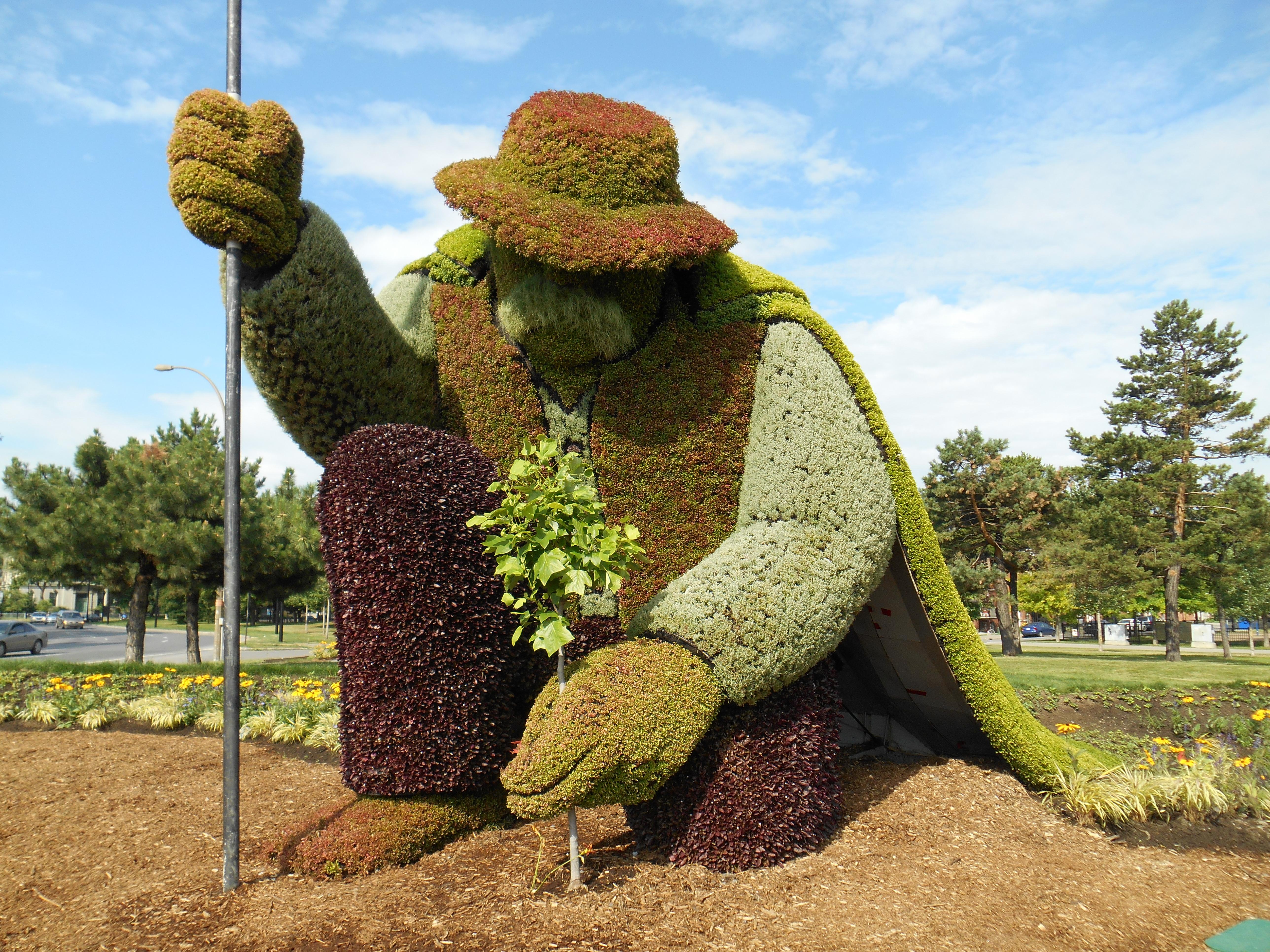 La mosaïculture L'Homme qui plantait des arbres