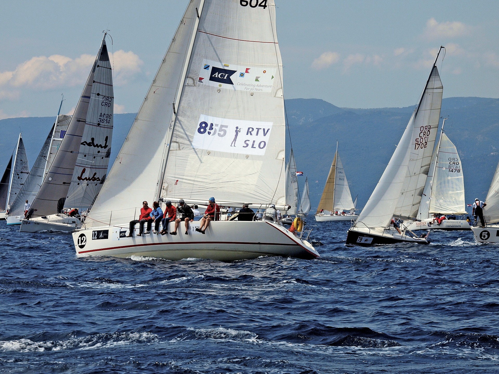 Course de voile Fiumanka