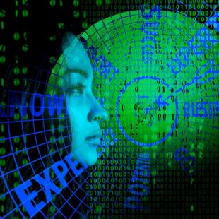Femme & technologie. Infographie