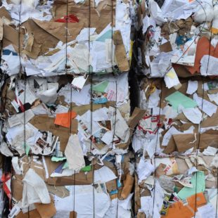 Ballots de papier recyclé