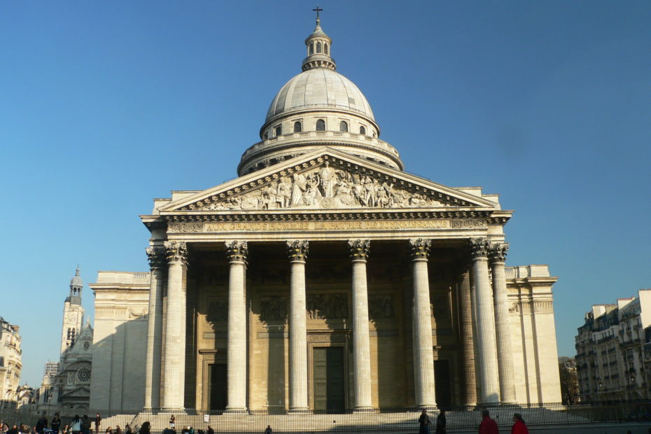 Image du Panthéon : vue de l'entrée