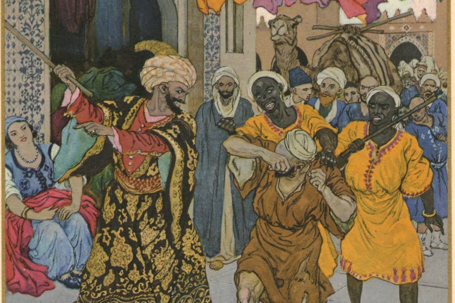 Illustration de l'histoire d'Aboukir et Abousir