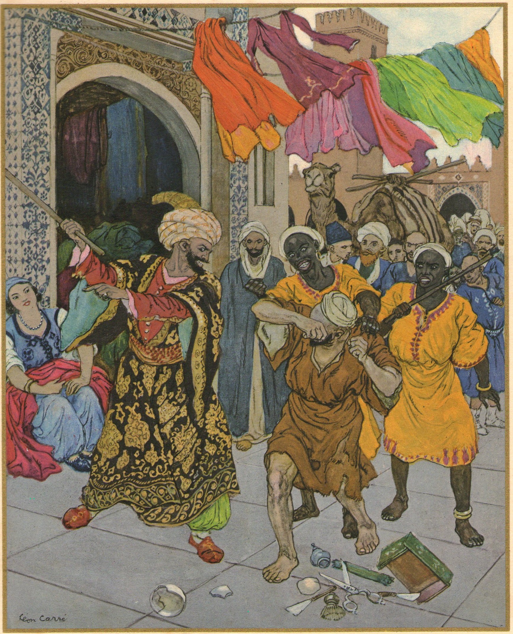 Illustration de l'histoire d'Aboukir et Abousir