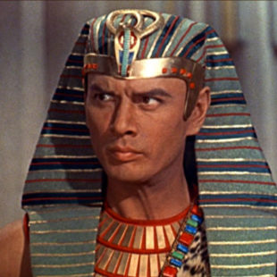 Photo de Yul Brenner dans le film Les Dix commandements, Collection Paramount