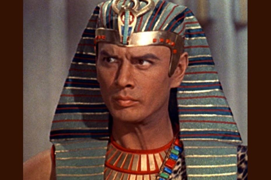 Photo de Yul Brenner dans le film Les Dix commandements, Collection Paramount