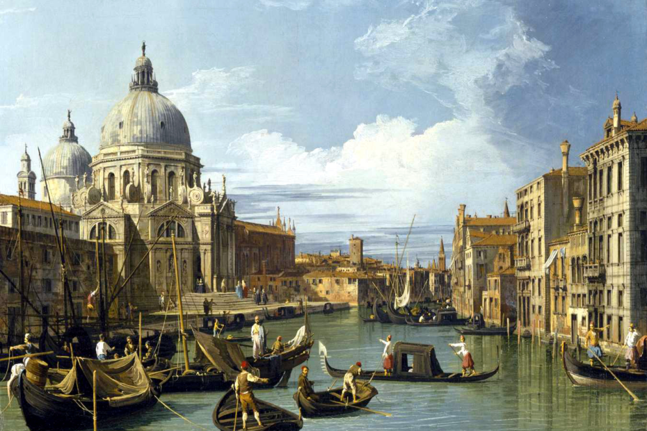 Panorama de Venise par le peintre vénitien Canaletto