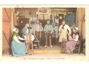 Carte postale ancienne : Les ébaudes en Bresse : la grande veillée - Carte de 1924
Déposée par : mahelblonde