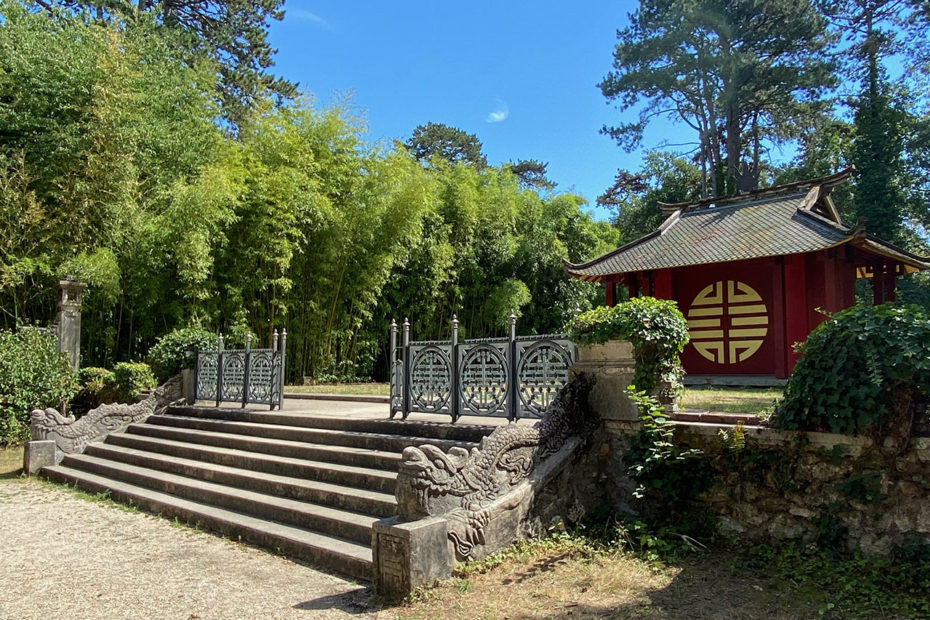Temple du souvenir indochinois, esplanade du Dinh, Jardin d'agronomie tropicale de Paris