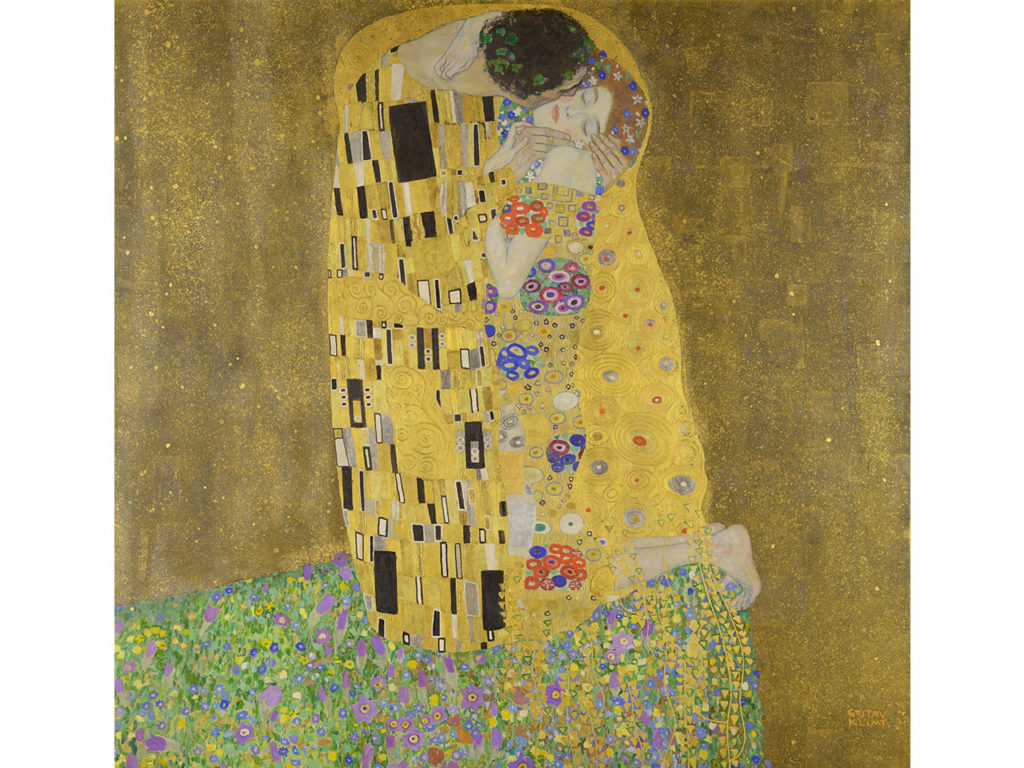Tableau Le Baiser de Gustave Klimt