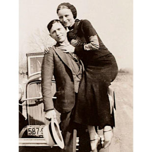Photographie de Bonnie et Clyde Barrow