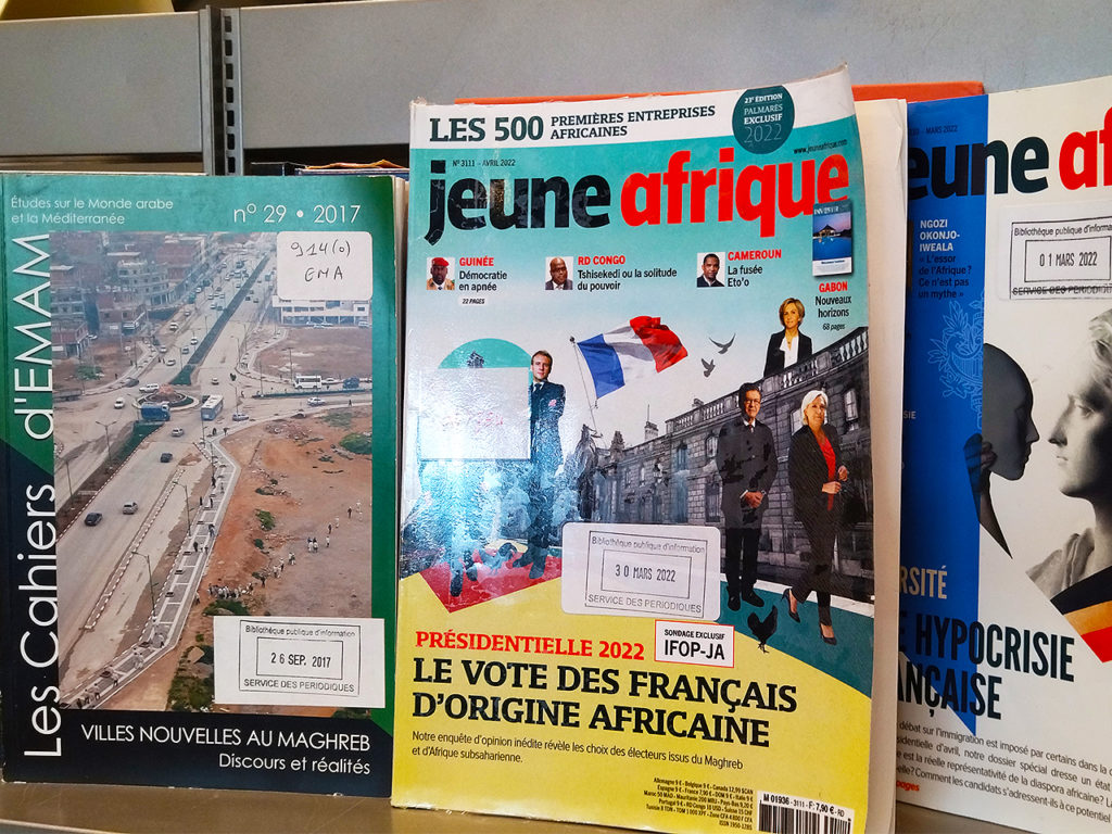 Revue jeune Afrique et Les cahiers d'EMAM