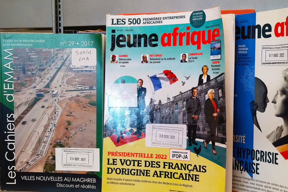 Revue jeune Afrique et Les cahiers d'EMAM