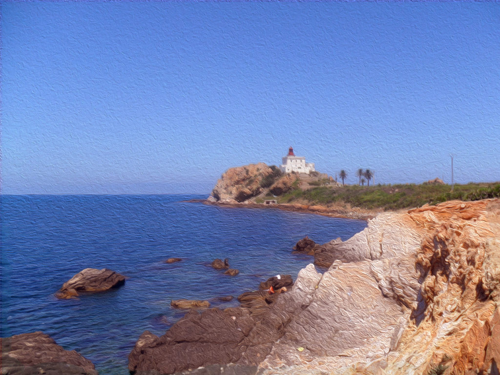 Peinture du phare de Jijel