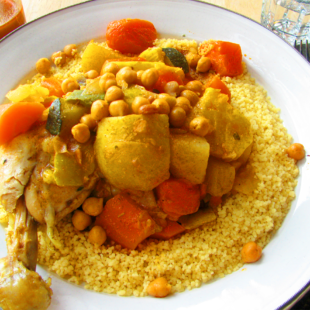 Assiette de couscous