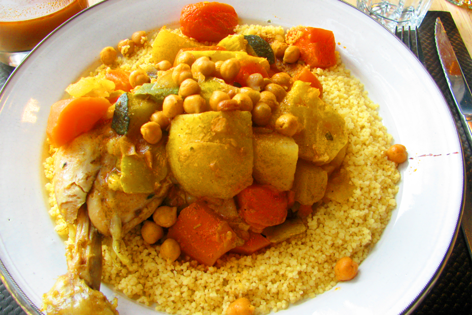 Assiette de couscous