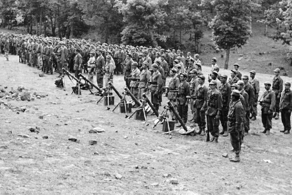 Soldats de l’Armée de libération nationale en Algérie en 1958