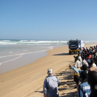 Course du Paris-Dakar à Niaga au Sénégal