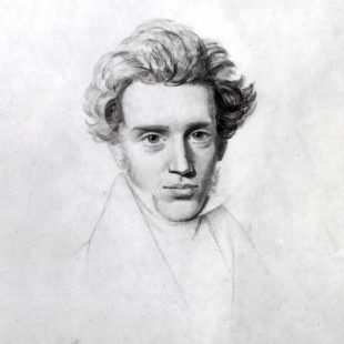 dessin portrait de Kierkerg