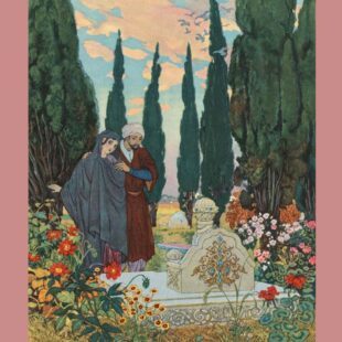 Illustration de Léon carré de l'Histoire D'ali Ben-Bekar et de la Belle Schamsennahar